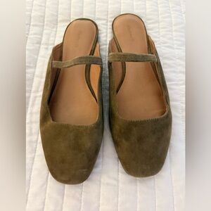 Madewell Olive Suede Footwear